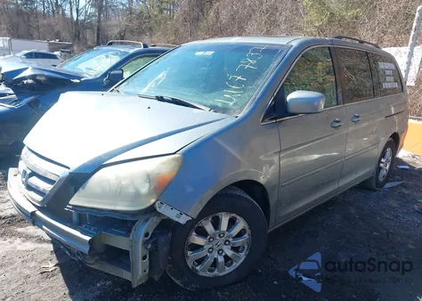 2007 Honda Odyssey Ex-L из США, поврежденный, VIN 5FNRL38707B045470